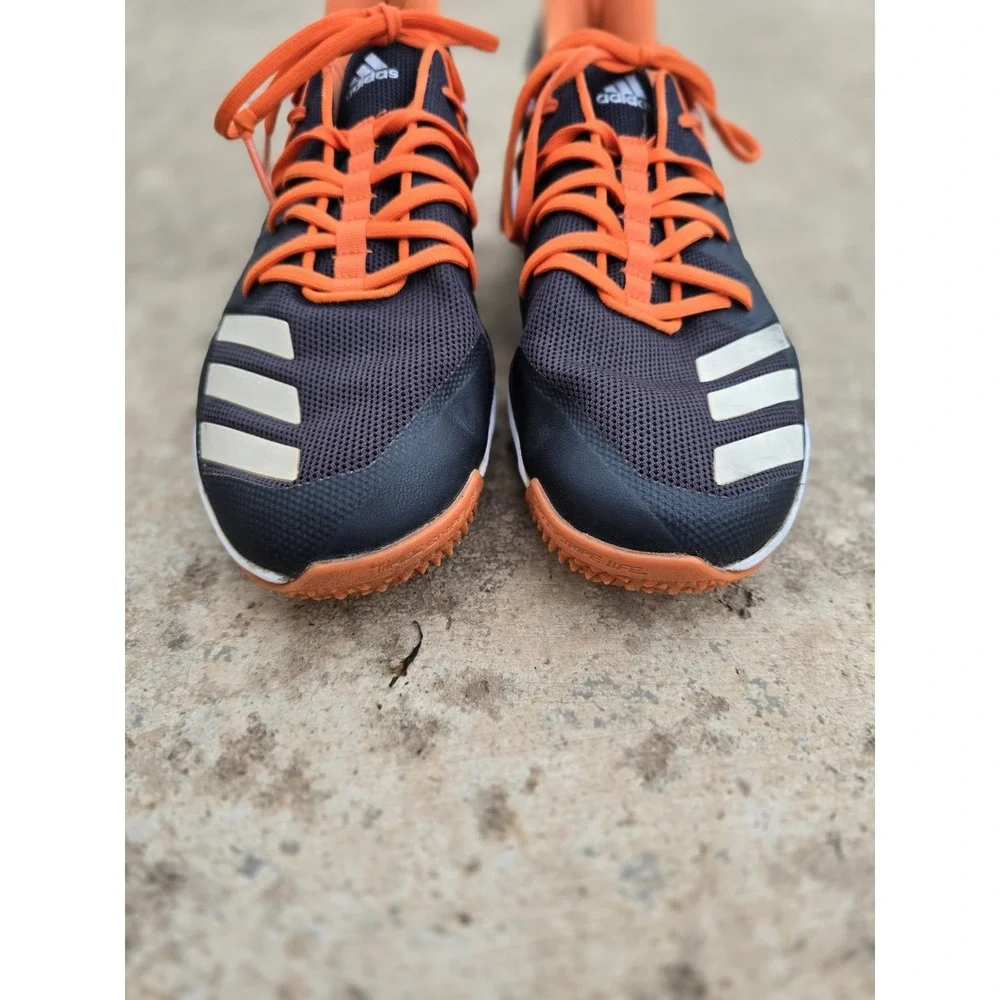 Adidas Men's Size 10 Black Orange White Mens Running Shoes Model G27686 Athetic